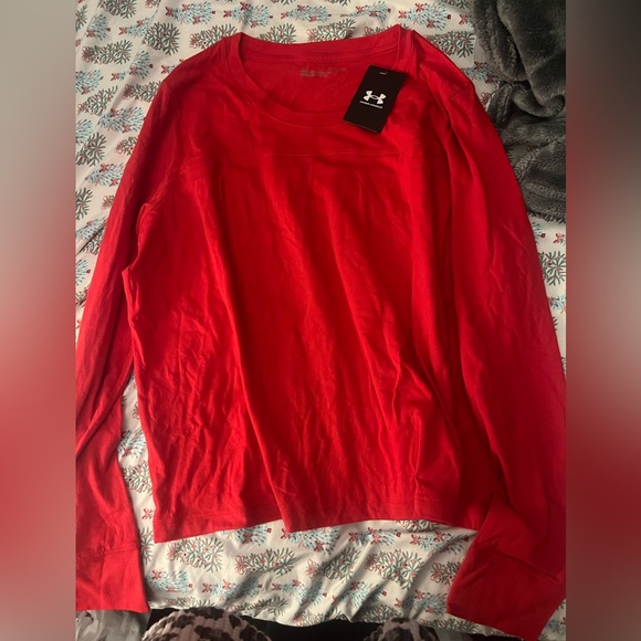 Under Armour Tops - Under Armour Bold Red Crew Neck Top